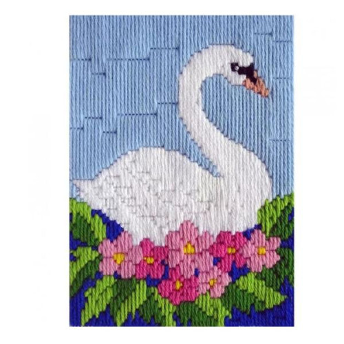 Swan Long Stitch Kit by Beutron